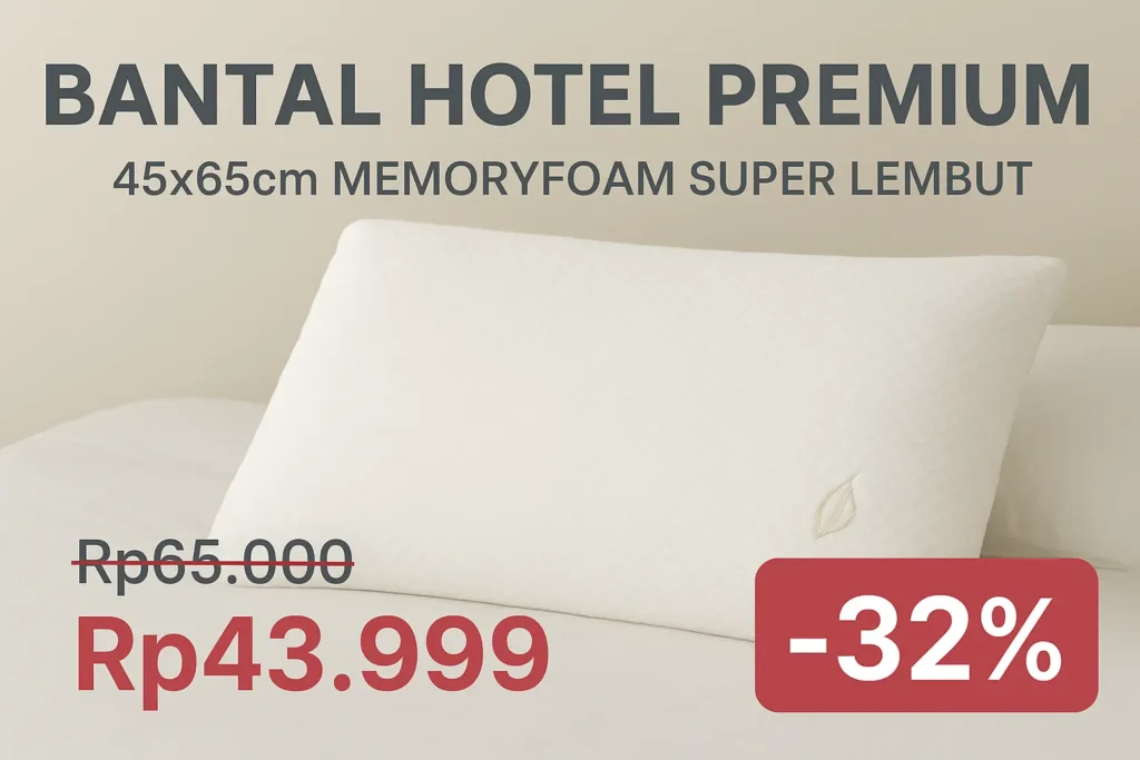 bantal hotel premium